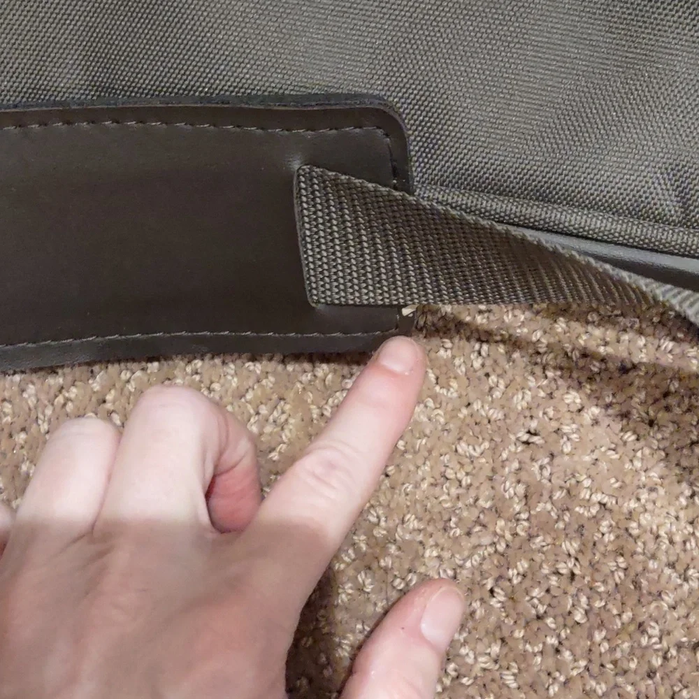American tourister canvas computer briefcase bag